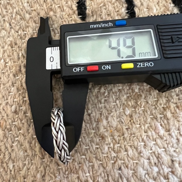 ❤️ Signed Hand Braided 925 Band Unisex Sz 9.5 Ring Celtic Viking Navajo 4.9 Gm - Picture 13 of 13